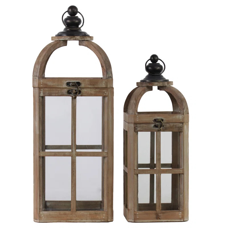 Wood Tabletop Lantern | Wayfair North America