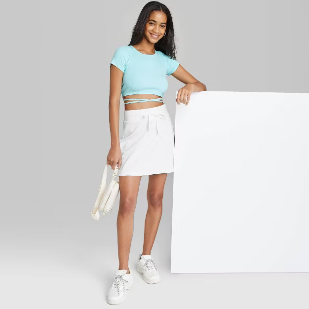 Women's Knit Tennis Mini A-Line Skirt - Wild Fable™ | Target
