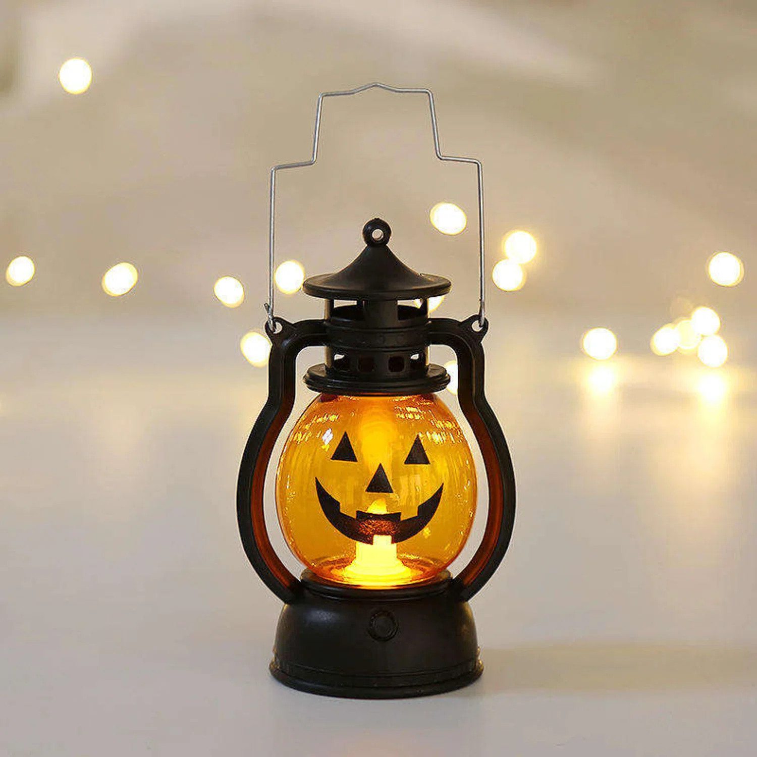LED Pumpkin Lantern Halloween And Thanksgiving Decoration With Dracula Light Design | Wayfair North America