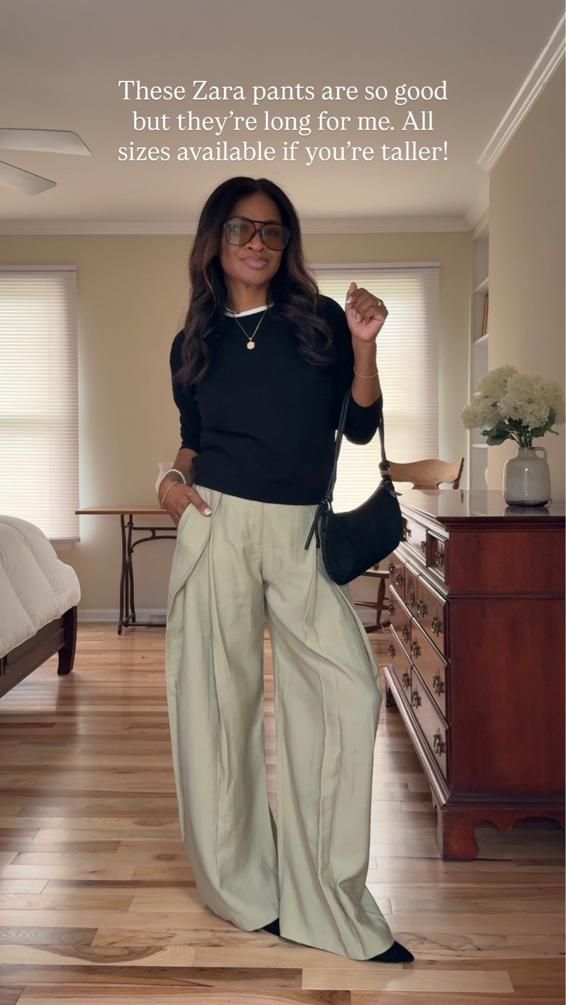 Wearing a small in top and sweater. Size small / 4 in pants

#LTKgrwm #LTKOver40 #LTKootd