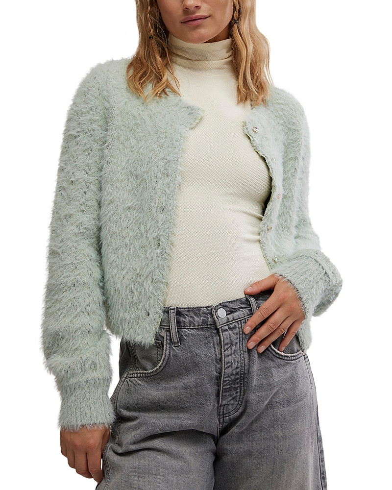 Free People Celeste Crewneck Cardigan | Bloomingdale's (US)