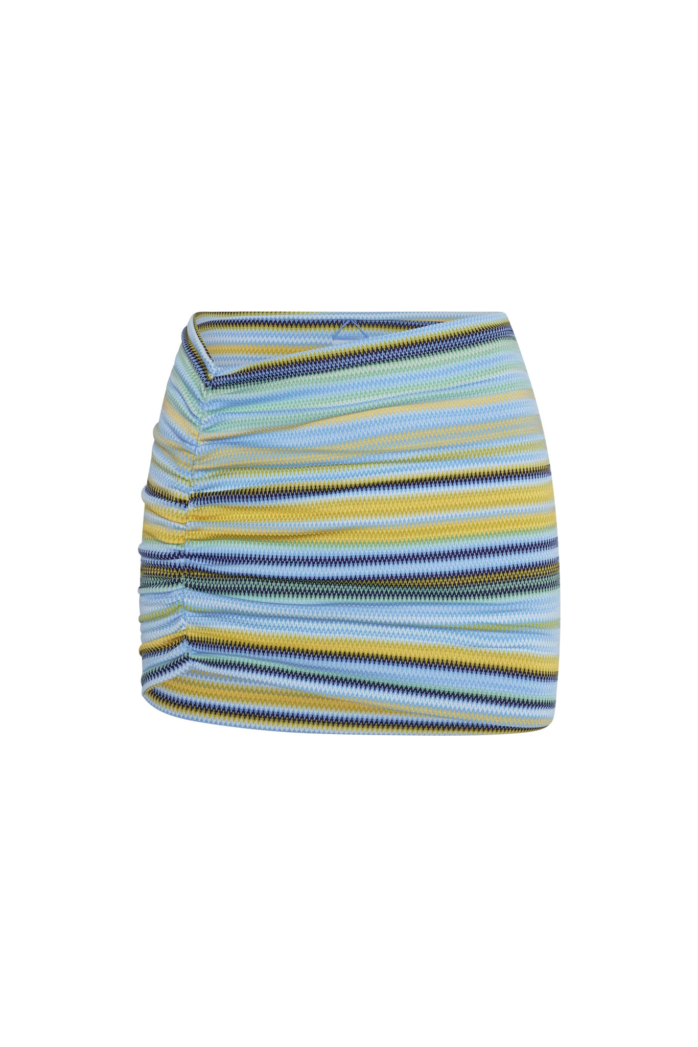 Bimini Skirt - Sardinia Stripe Azure | Monday Swimwear