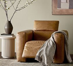 Lennox Leather Power Recliner | Pottery Barn (US)