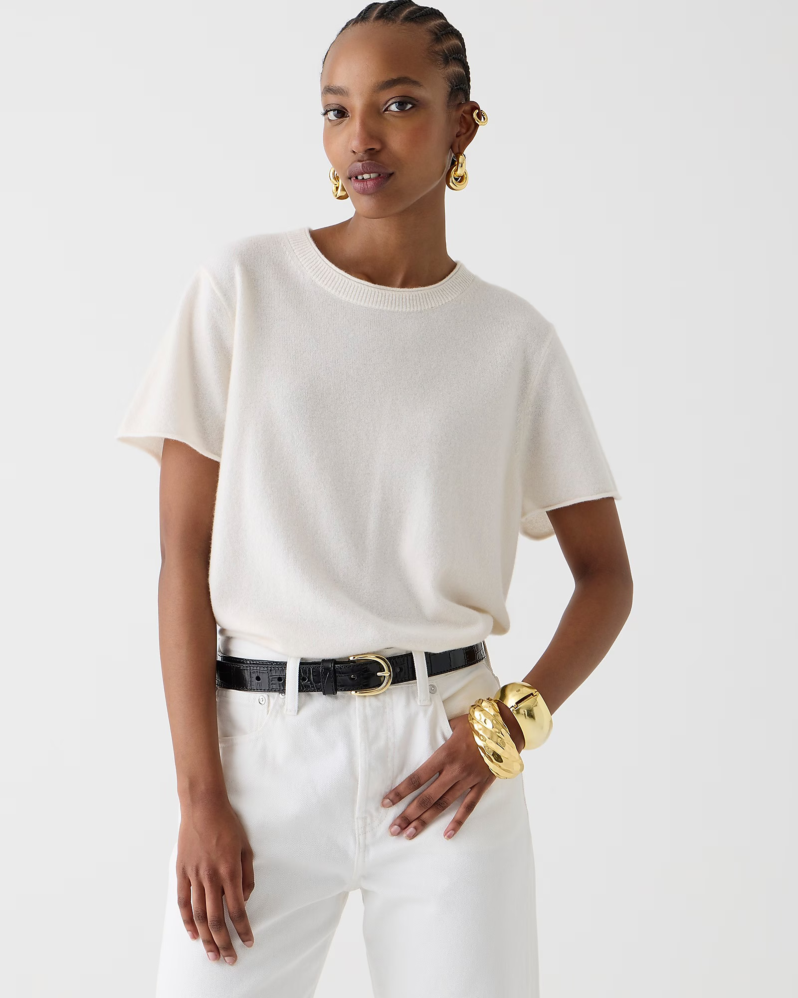 Relaxed cashmere T-shirt | J. Crew US