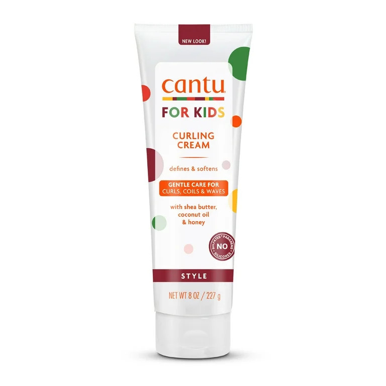 Cantu Care for Kids Paraben & Sulfate-Free Curling Cream with Shea Butter, 8 oz | Walmart (US)