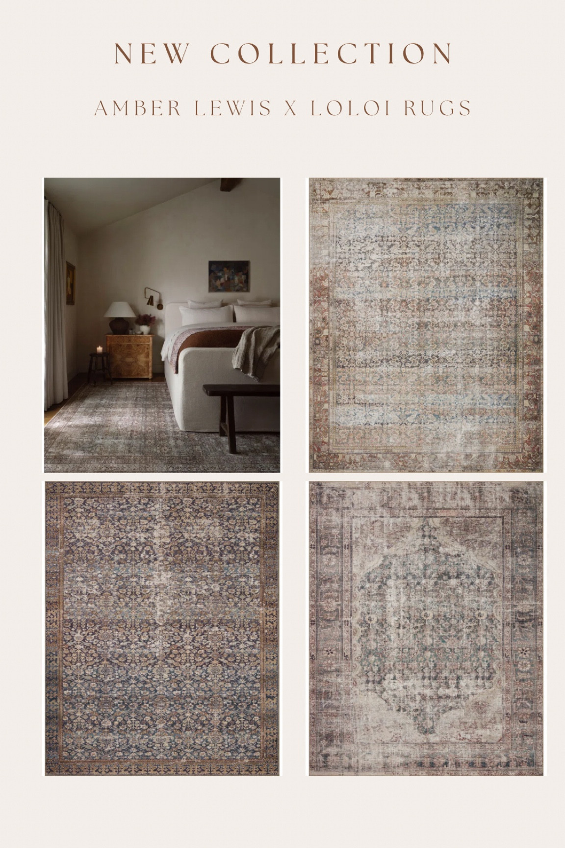 And new prints from the Amber Lewis x Loloi new collection!! All so gorgeous 