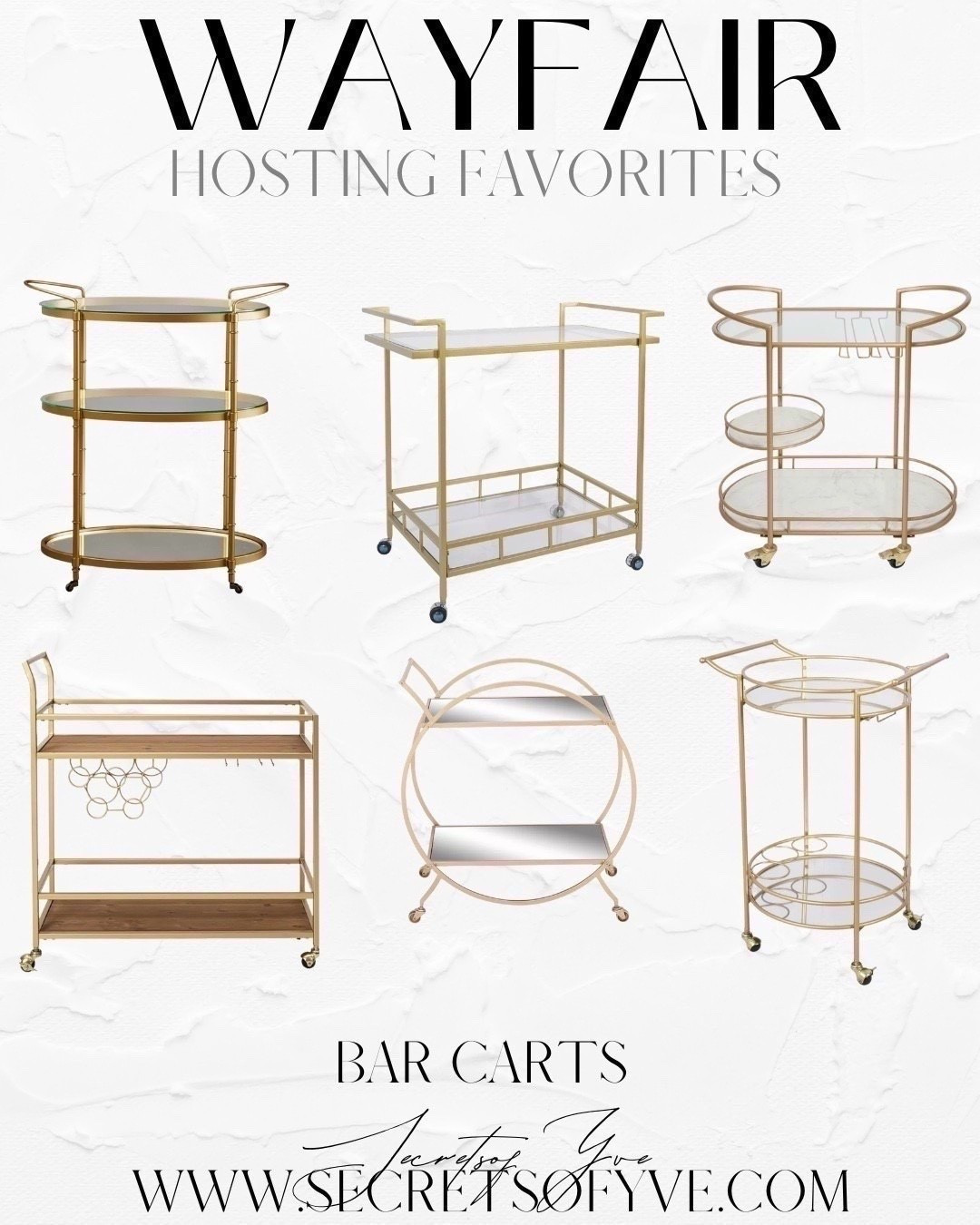 Secretsofyve: bar carts & hosting essentials. Functional home decor.  @wayfair #ltkxwayfair
#Secretsofyve #ltkgiftguide
Always humbled & thankful to have you here.. 
CEO: PATESI Global & PATESIfoundation.org
 @secretsofyve : where beautiful meets practical, comfy meets style, affordable meets glam with a splash of splurge every now and then. I do LOVE a good sale and combining codes! #ltksalealert #ltku #ltkplussize #ltkmidsize #ltkover40 #ltkpetite #ltktall #ltkmens #ltkfoodie  #ltkmomlife secretsofyve

#LTKSeasonal #LTKHome #LTKWedding