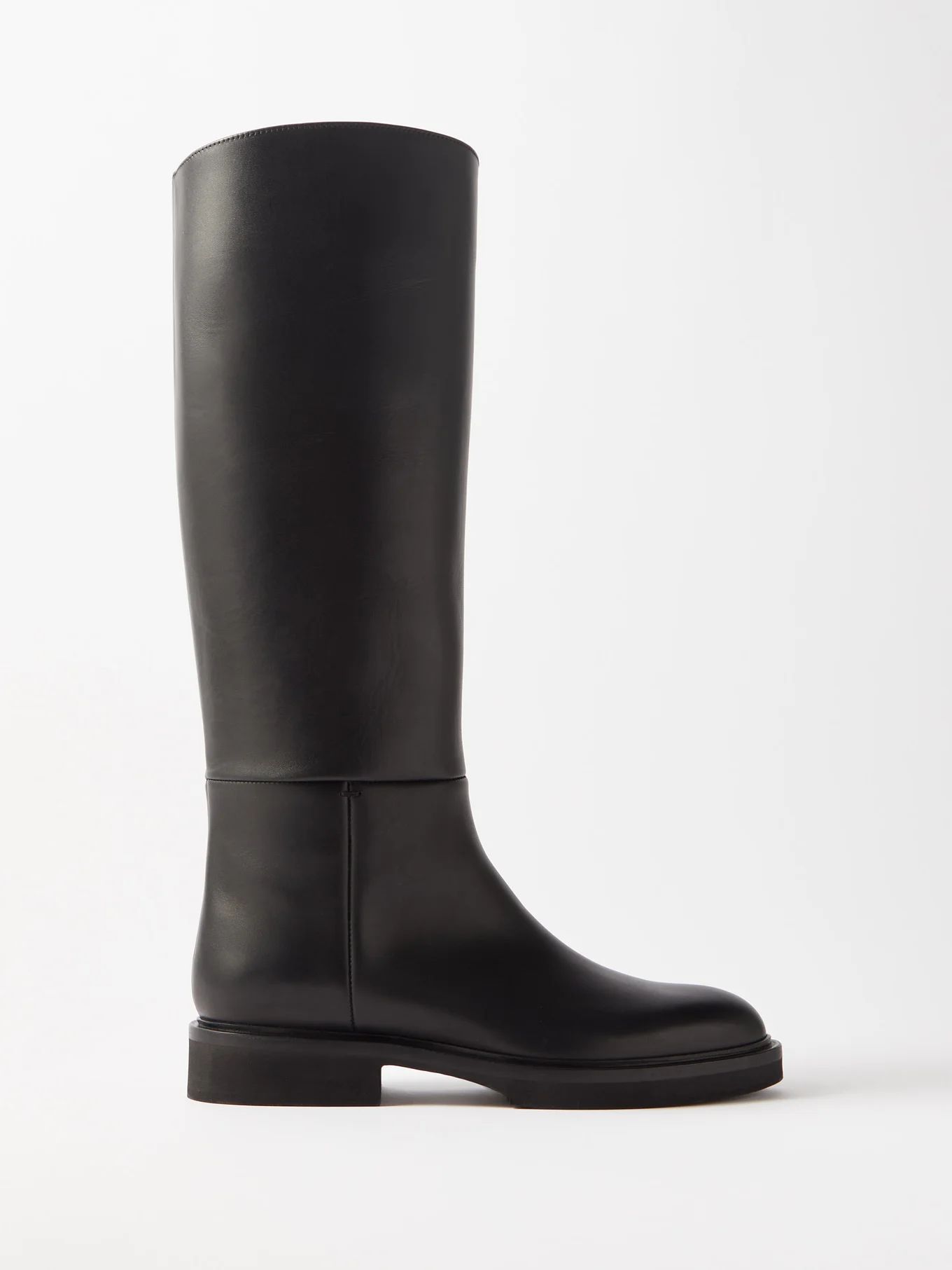 Derby leather knee-high boots | Matches (US)