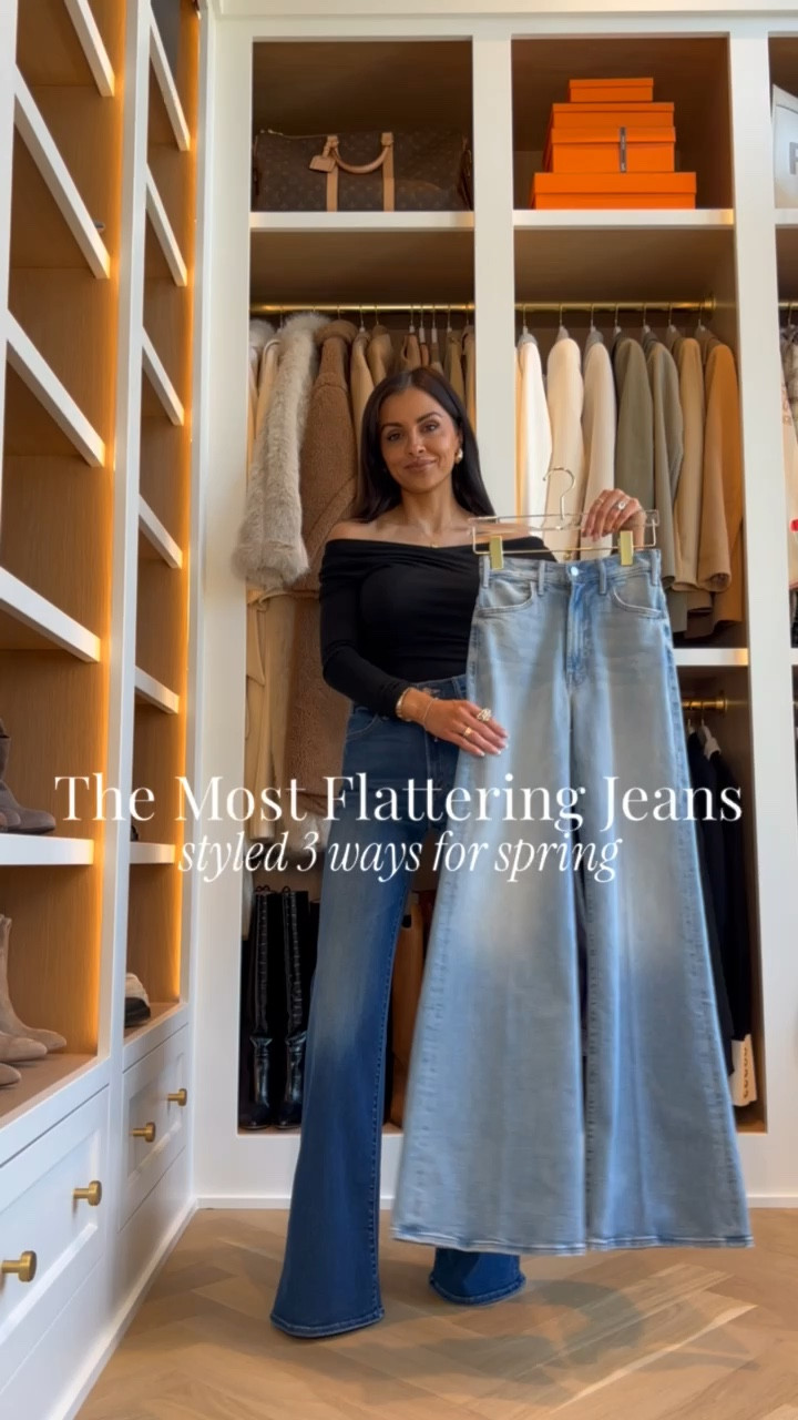 Most flattering light wash denim and I really can’t get enough! These jeans have that perfect high rise and subtle flare that makes your legs look miles long. This wash feels so fresh for spring and instantly elevates a simple outfit.

Mother jeans wearing size 24 runs TTS
Aritzia white tee - size XS
Zara off the shoulder top - size XS

miamiamine most flattering light wash denim Mother jeans spring denim outfit Aritzia white tee Zara cropped jacket Gucci Giglio bag Amazon designer sunglasses elevated everyday style chic casual look

#LTKootd #LTKOver40 #LTKPetite