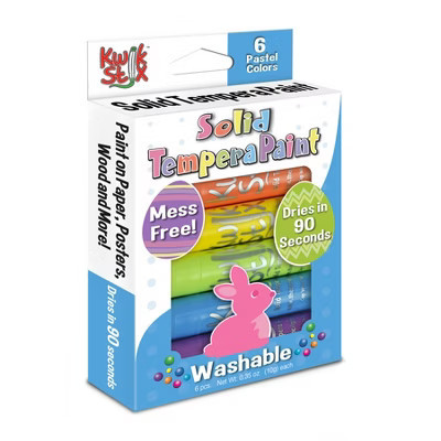 Kwik Stix™ Tempera Paint Sticks Easter Edition, 6 Pastel Colors | Target