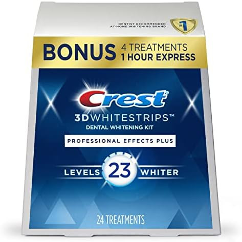 Crest 3D Whitestrips, Professional Effects Plus, Teeth Whitening Strip Kit, 48 Strips (24 Count P... | Amazon (US)