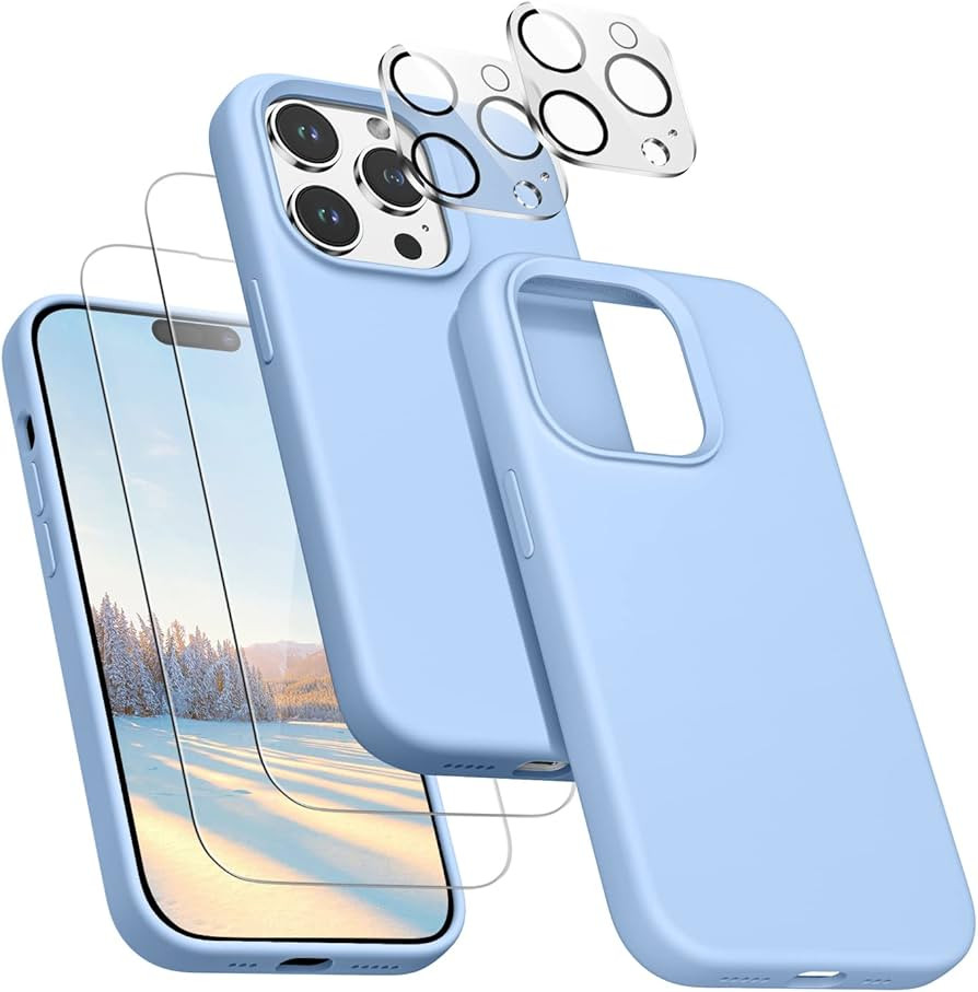 Cousper [5 in 1 Compatible with iPhone 14 Pro Max Case, with 2 Pack Screen Protector + 2 Pack Cam... | Amazon (US)