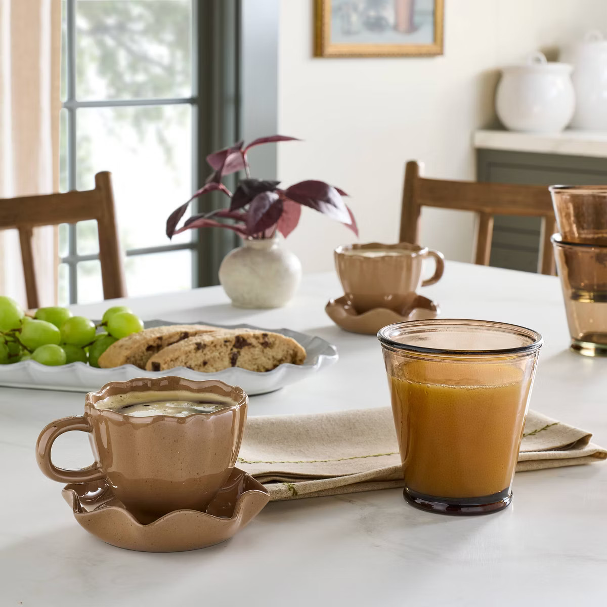 5oz Scalloped Stoneware Espresso Cup - Hearth & Hand™ with Magnolia | Target