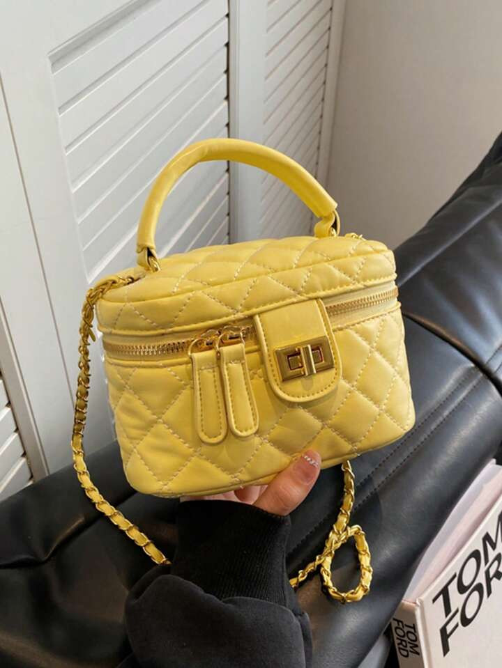 Mini Square Bag Quilted Chain Strap For Daily | SHEIN