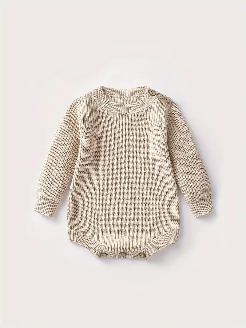 Baby Toddler Basic Kit Long Sleeve Bodysuit Casual Onesie - Temu | Temu Affiliate Program