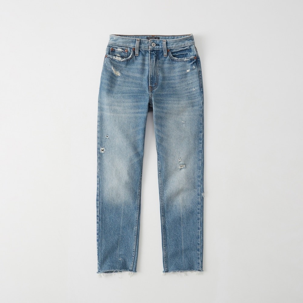 High Rise Mom Jeans | Abercrombie & Fitch US & UK