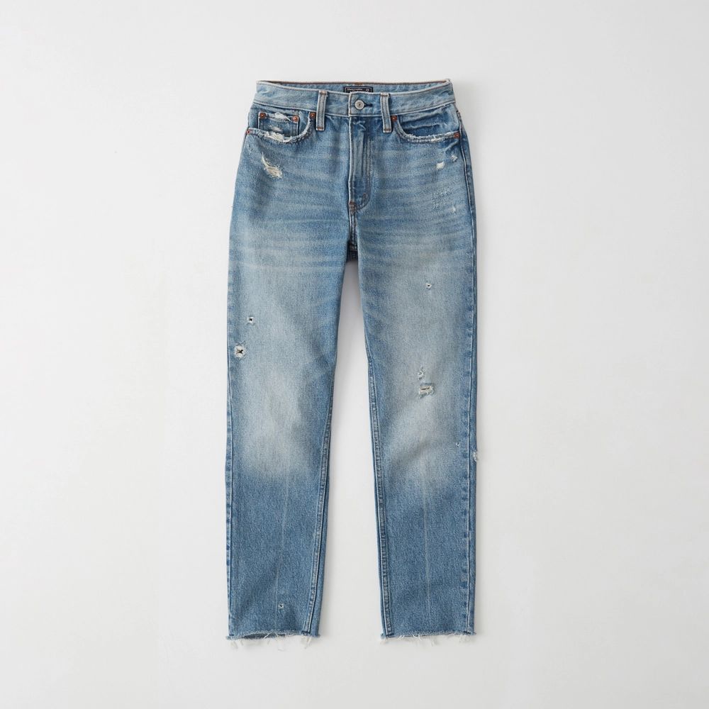 High Rise Mom Jeans | Abercrombie & Fitch US & UK
