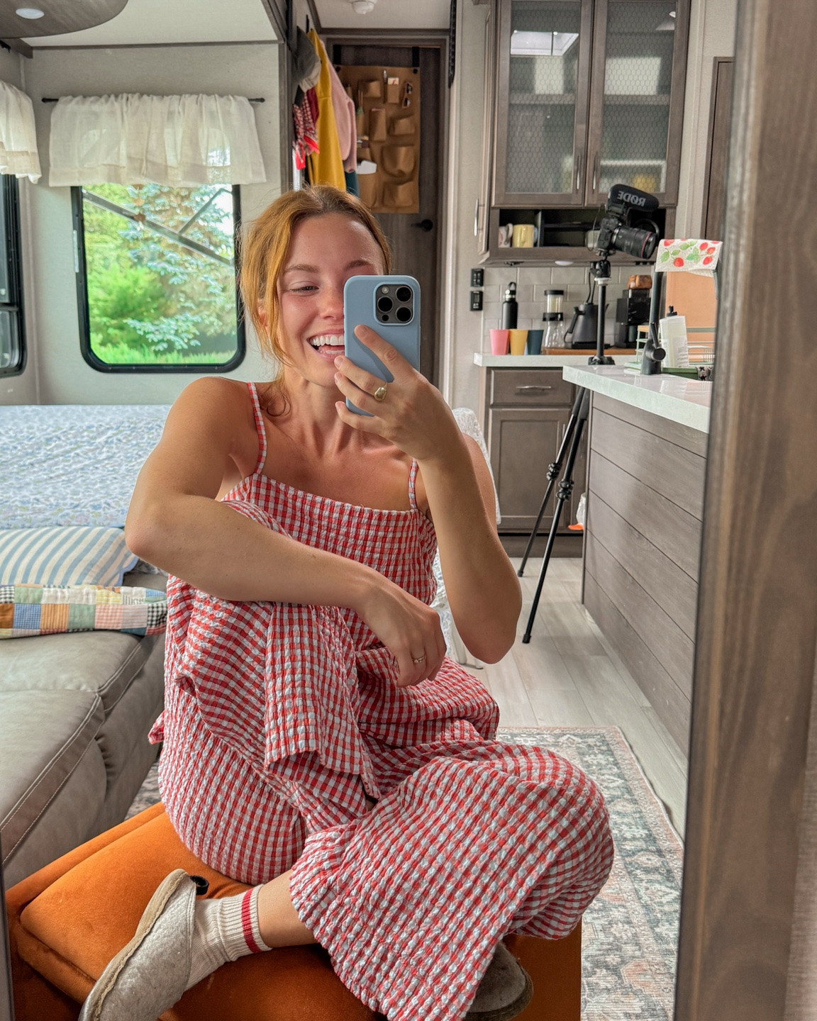 gingham free people set, wearing a small. ❤️

#LTKsummer #LTKmodest #LTKpetite
