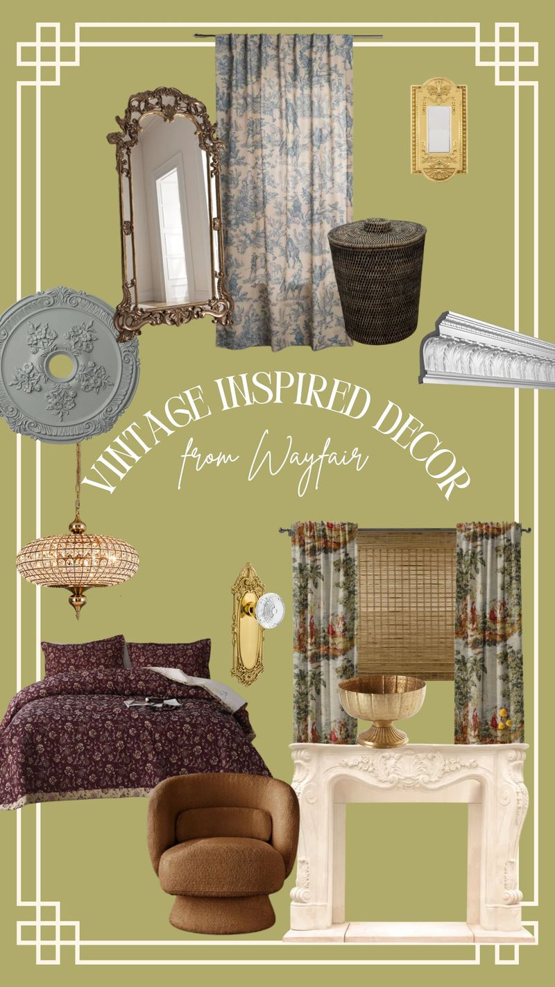 Vintage Inspired Decor from Wayfair, that I personally love, in my home.  

 #LTKdayinmylife #LTKHome #LTKSaleAlert