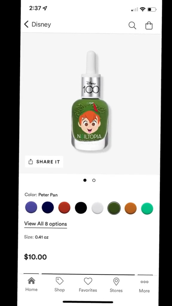 NEW Disney100 Nail Polish with Disney Characters from Ulta! 🤩💗

#LTKbeauty #LTKunder50 #LTKtravel