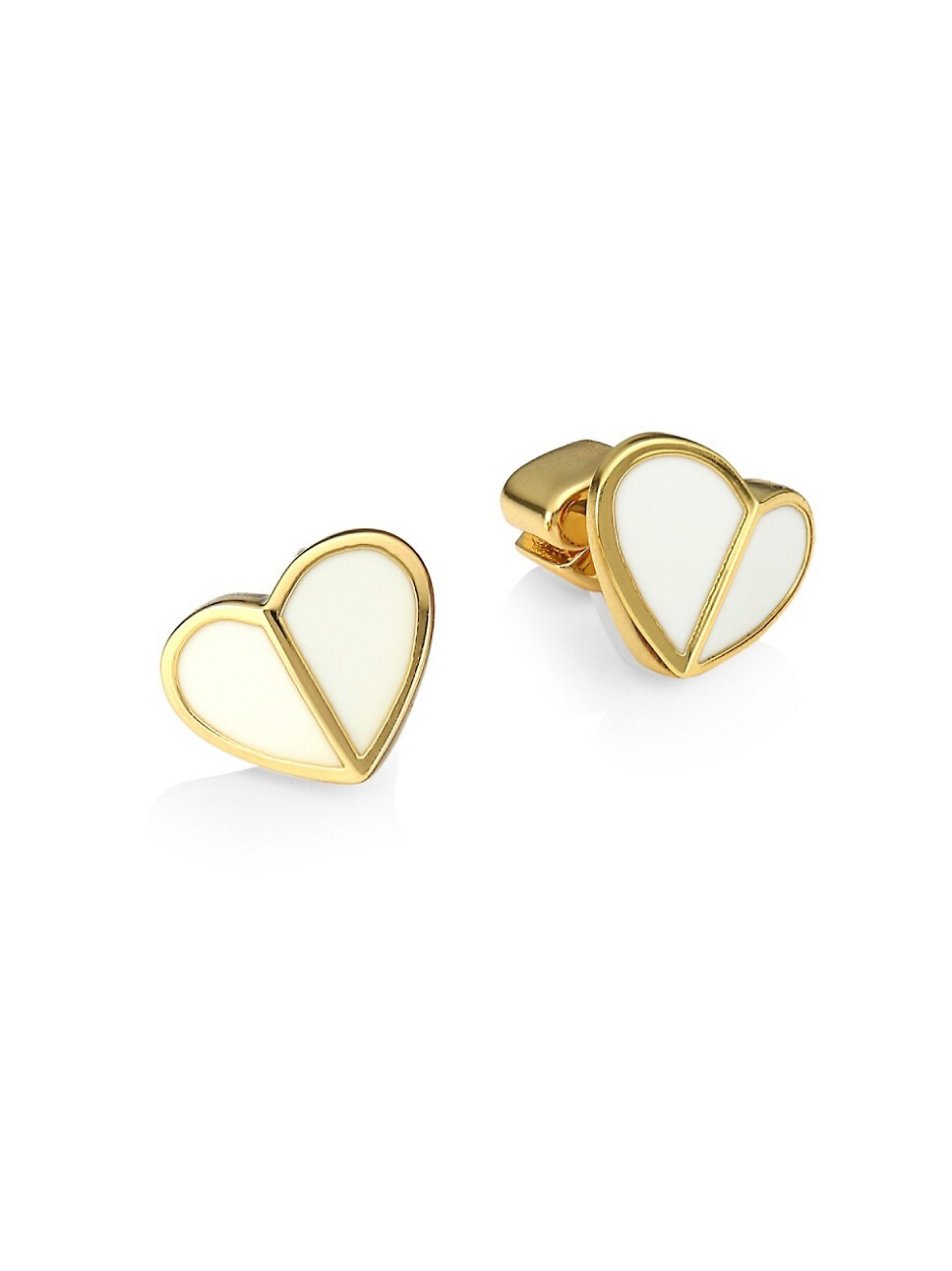Small Enamel Heart Stud Earrings | Saks Fifth Avenue (UK)