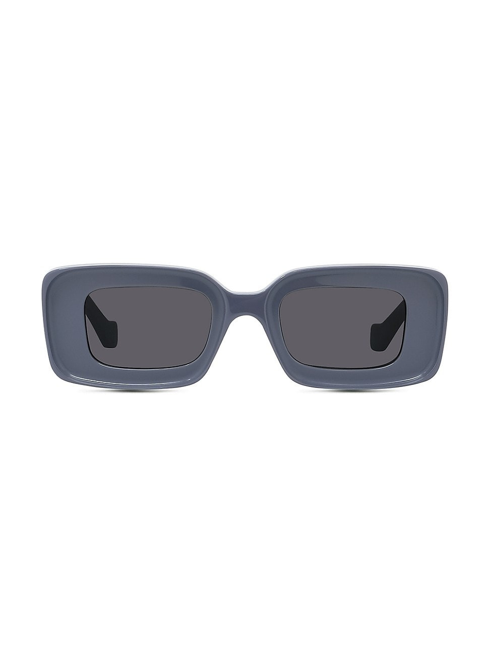 Men's 46MM Rectangular Sunglasses - Shiny Violet | Saks Fifth Avenue