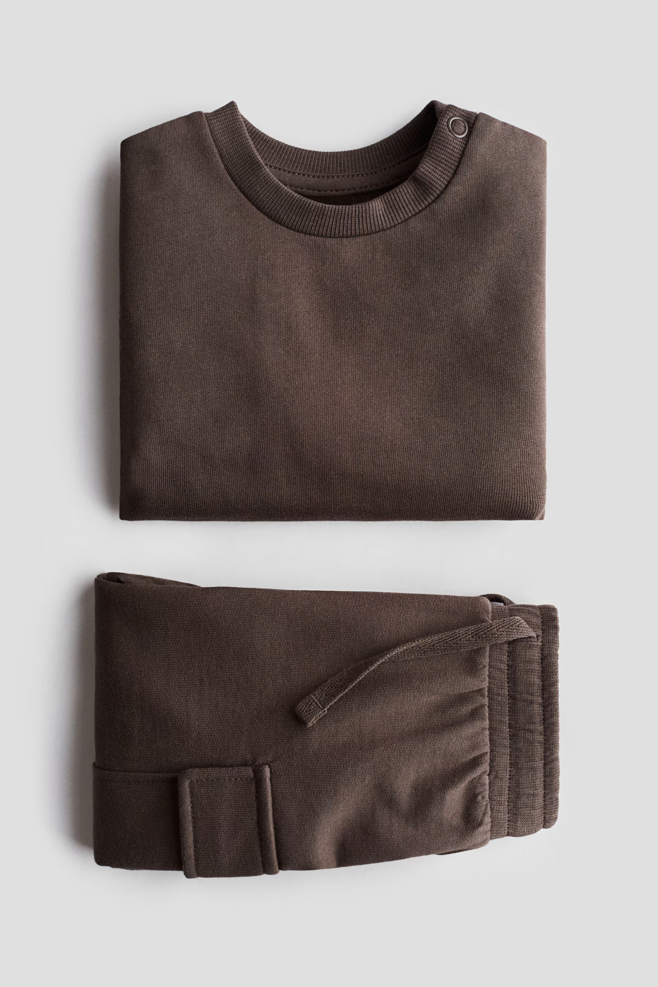 2-piece brushed-inside sweatshirt set | H&M (UK, MY, IN, SG, PH, TW, HK)