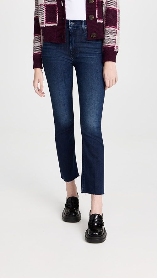 MOTHER The Insider Ankle Fray Jeans | SHOPBOP | Shopbop