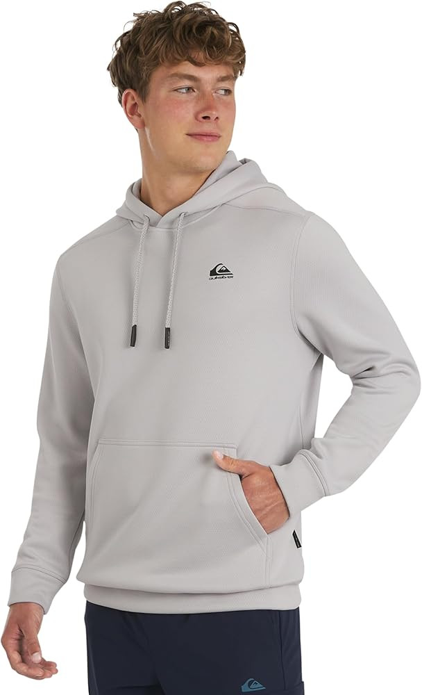 Quiksilver Men's Regular Fit Active Performance Heavyweight Jacquard Mesh and Polar Fleece Pullov... | Amazon (US)