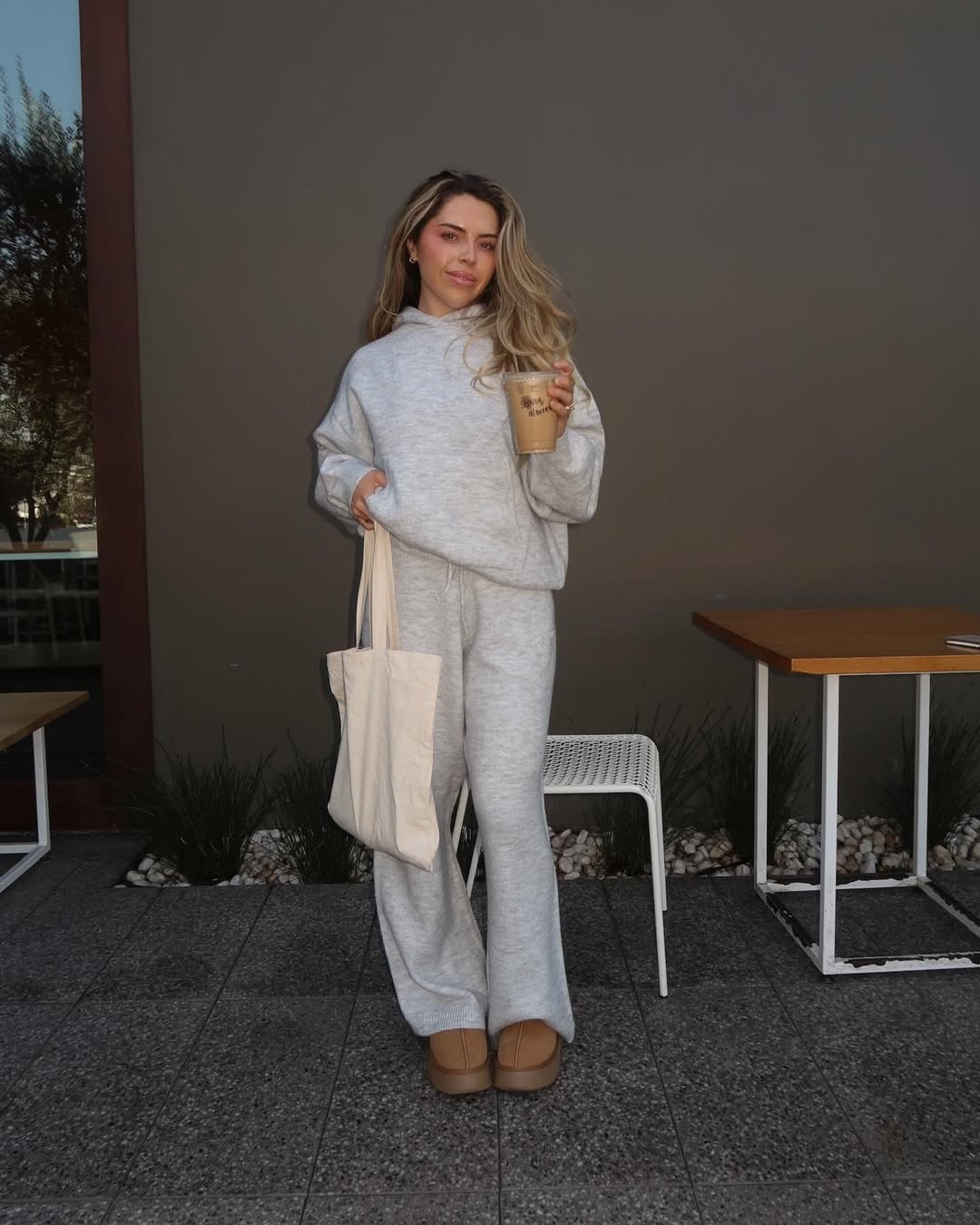 I’m resting and recharging ☕️✨who wants to join 🤍 Use code KKFIT to save!