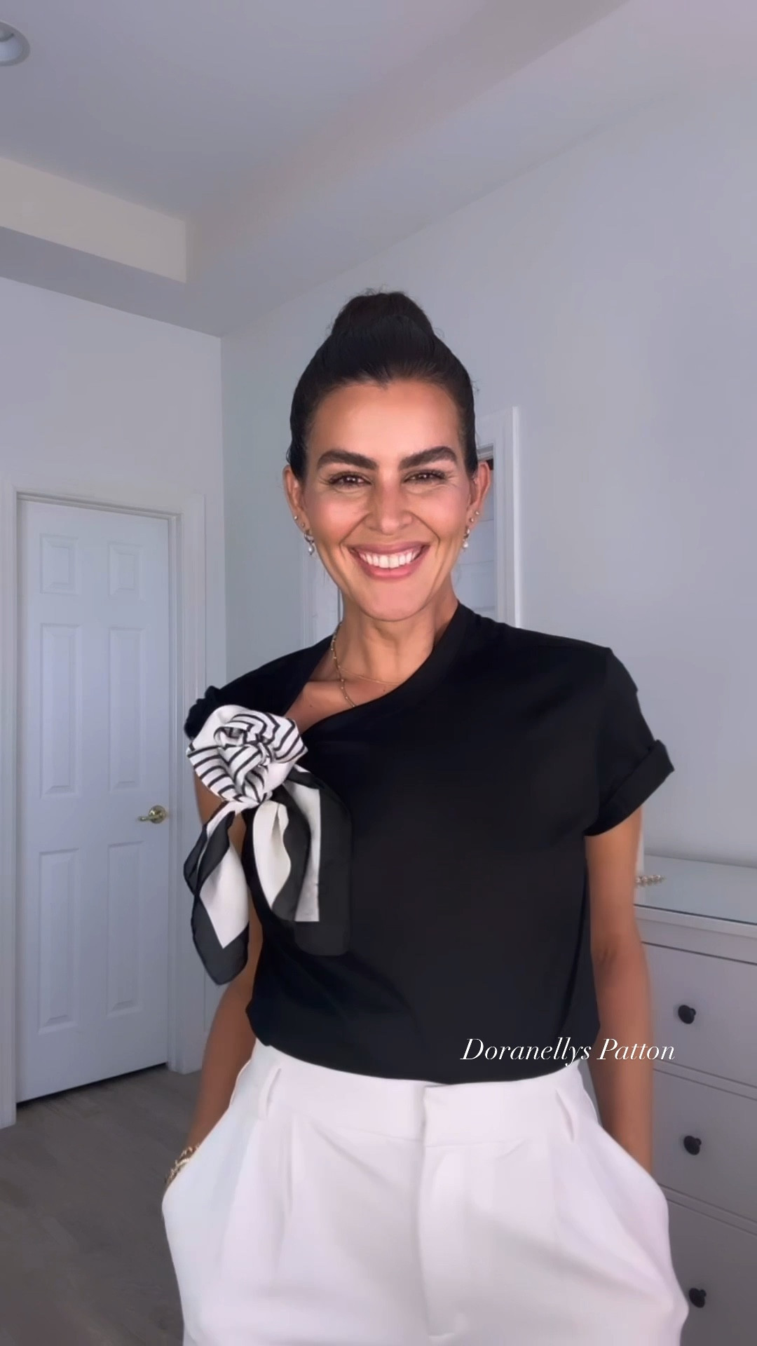 Size M in the T-shirt. Size 4 in the wide leg pants. 

Scarf flower, spring outfit, every day, how to elevate your wardrobe 

#LTKSeasonal #LTKsalealert #LTKVideo