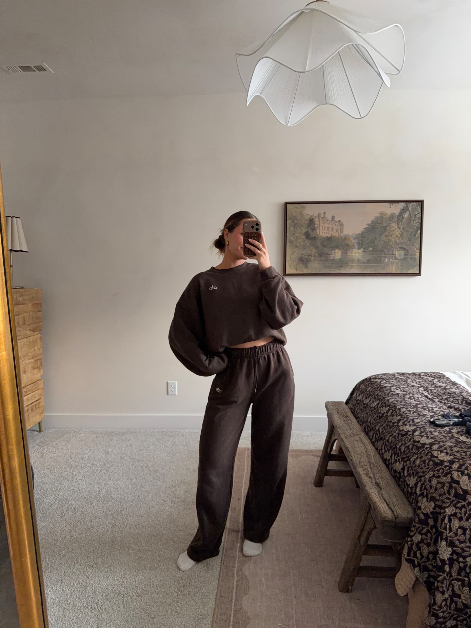 Wearing M in both Alo pieces! The coziest sweat set! 

#LTKootd #LTKgrwm