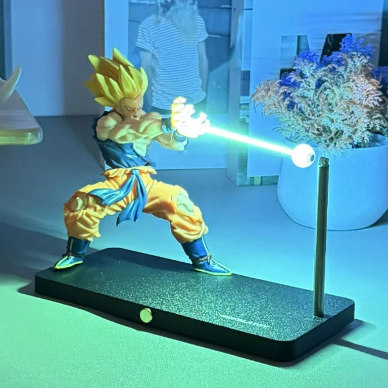 Dragon Ball Z Goku Kamehameha Magnetic Touch Night Light – LED Desk Lamp Anime | Walmart (US)