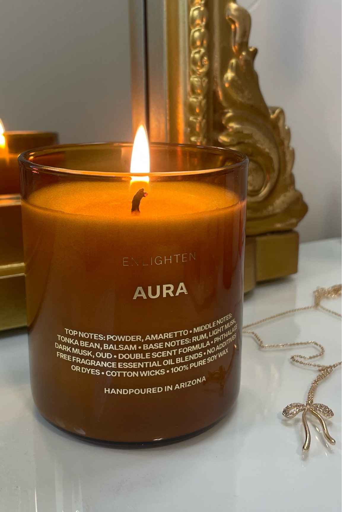 The perfect autumn candle 🕯️🧸🍂