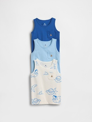 Baby & Toddler Mix & Match Pocket Tank Top (3-Pack) | Gap (US)