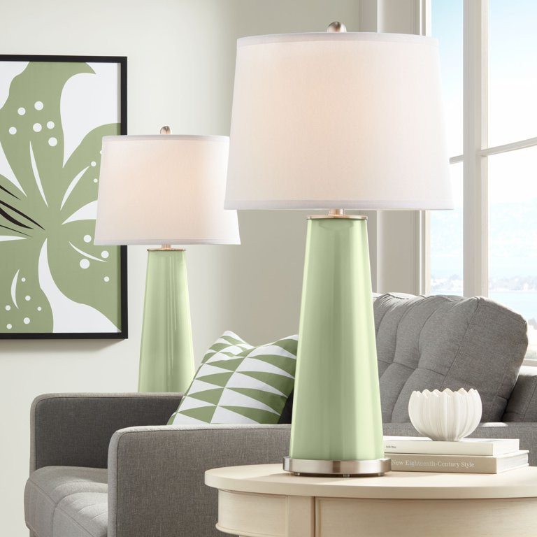 Color + Plus Majolica Green Leo Table Lamp Set of 2 | Walmart (US)