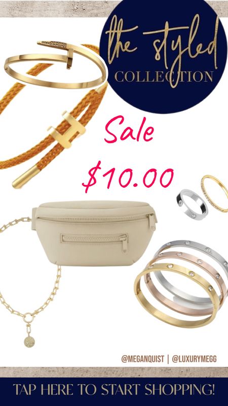 Belt bag and h bracelet sale! 

#LTKsalealert #LTKunder50 #LTKunder100