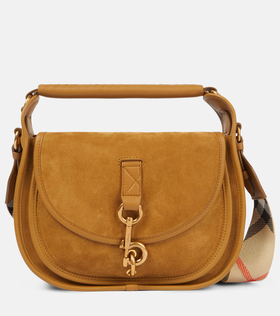 Clip Messanger suede shoulder bag | Mytheresa (US/CA)