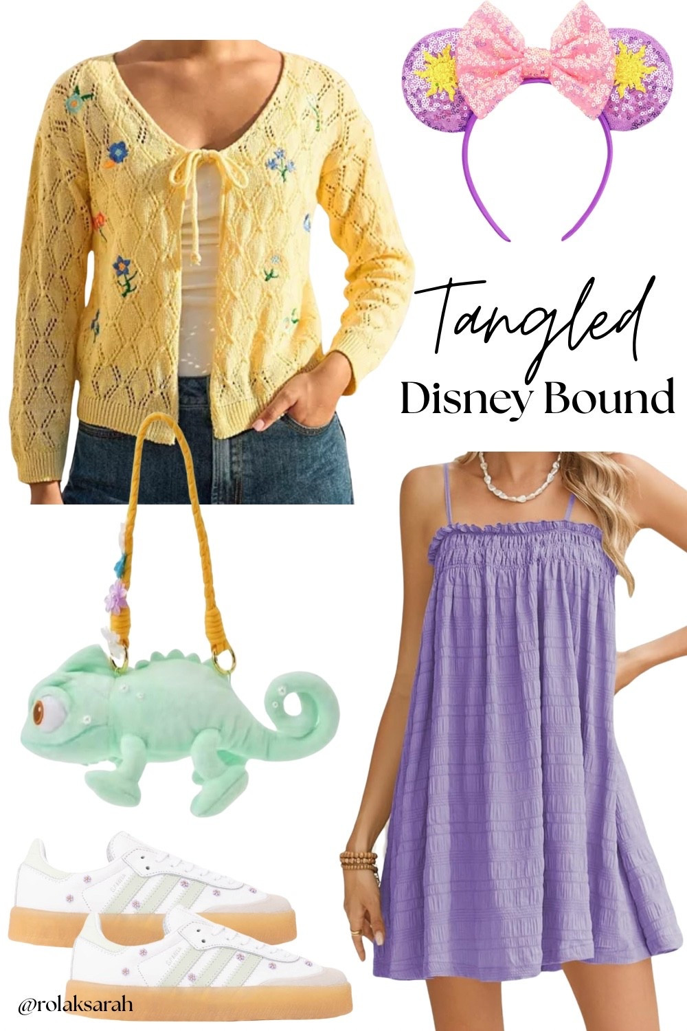 Tangled Disney Bound Outfit for Disneyland vacation