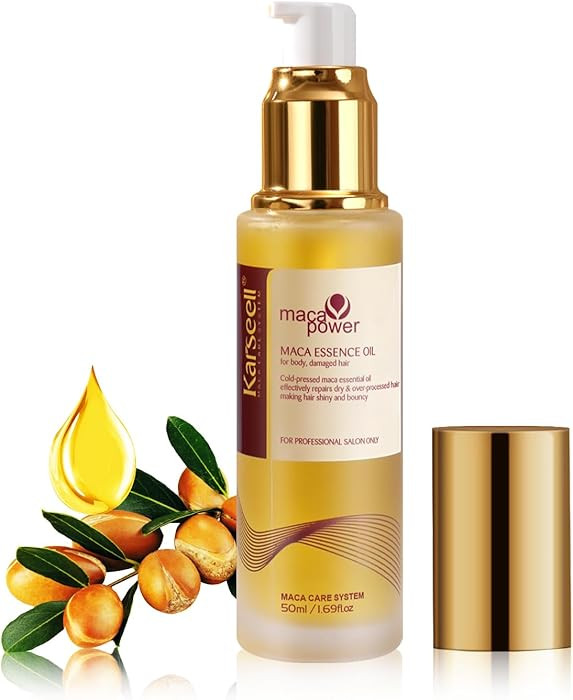 Karseell Moroccan Argan Oil for Hair Healing Cold Pressed Weightless Argan Oil Hair Serum for Dry... | Amazon (US)