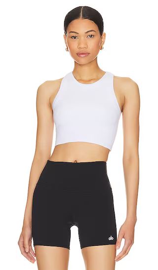 Seamless Delight High Neck Top in White | Revolve Clothing (Global)