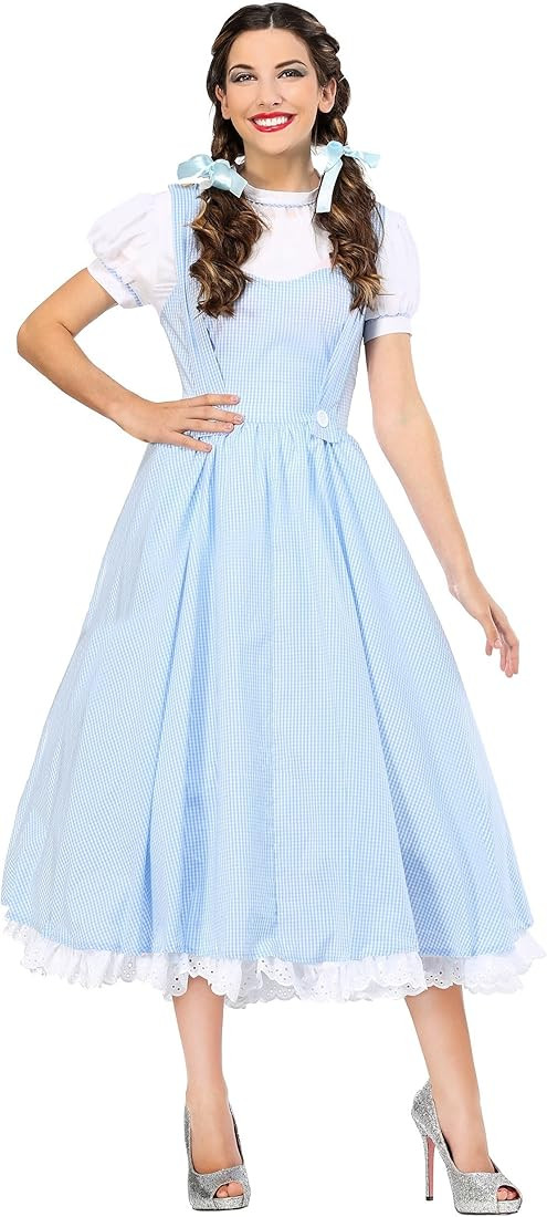 Women's Deluxe Kansas Girl Costume Plus Size | Amazon (US)