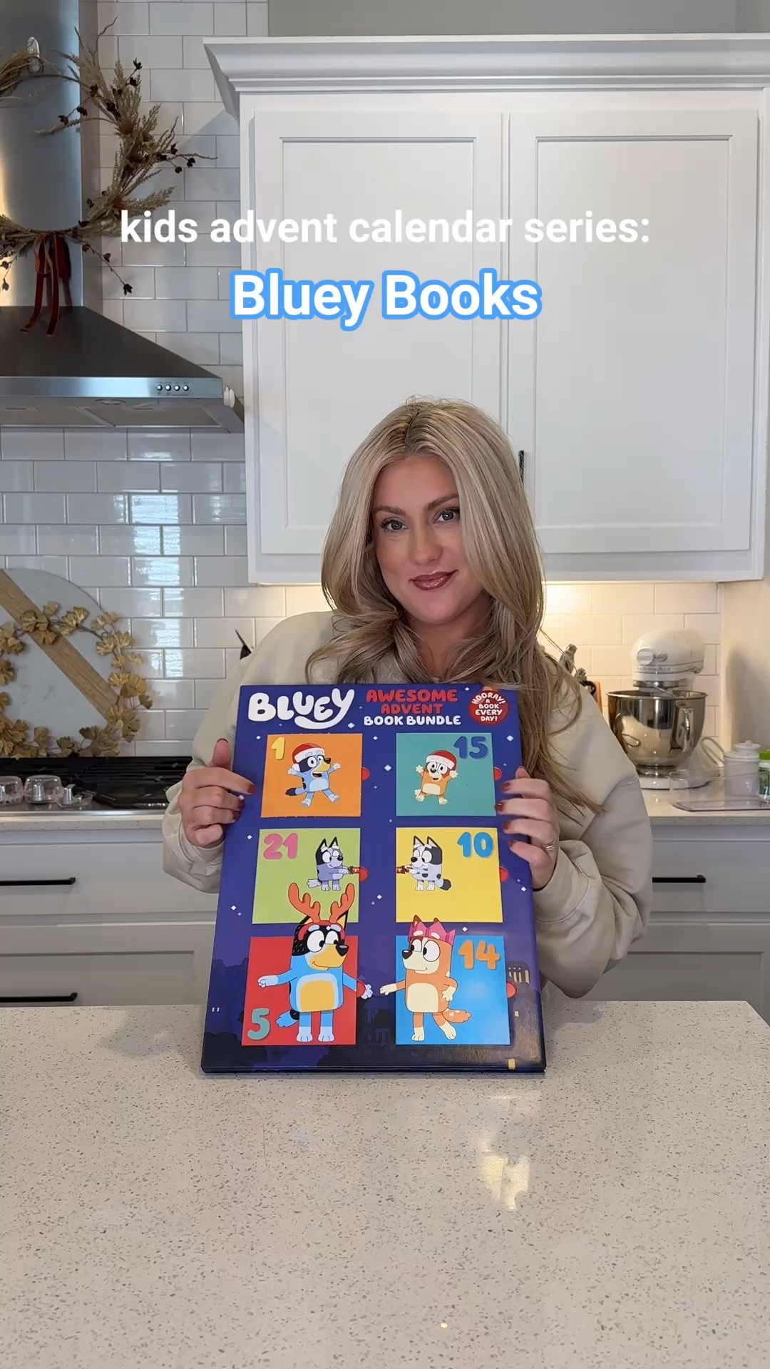 Bluey advent calendar book series! Found it on Amazon on sale for $22 which is such a steal! It’s sold out 2x now on Tik Tok so make sure you get your hands on one because this is a high-sell out risk product! These have real books in them and coloring books that your Bluey fan is sure to LOVE! Kids Christmas, kids gift idea

#LTKKids #LTKHoliday #LTKGiftGuide
