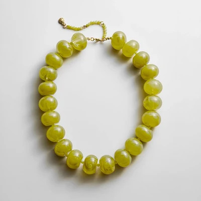 Joan Semi-Precious Necklace - Olive | BaubleBar