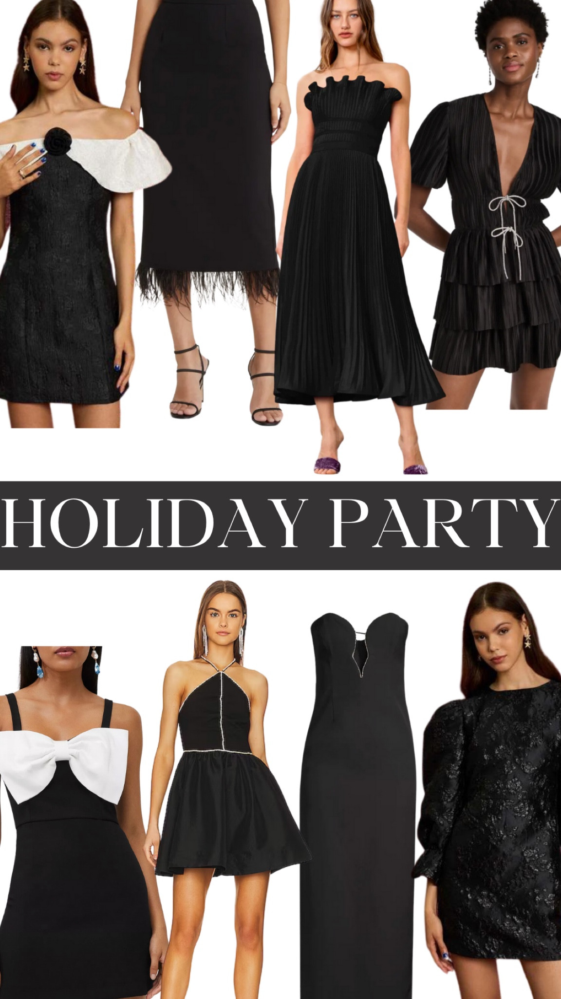 Holiday Party Dresses -Black 🖤

#LTKHoliday #LTKparties #LTKSeasonal