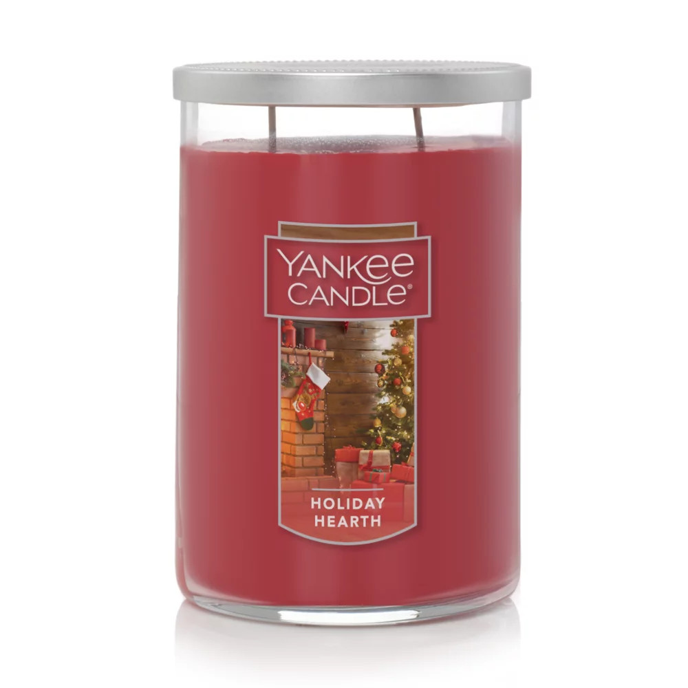 Holiday Hearth Large 2-Wick Tumbler Candles - Large 2-Wick Tumbler Candles | Home Fragrance US | Yankee Candle
