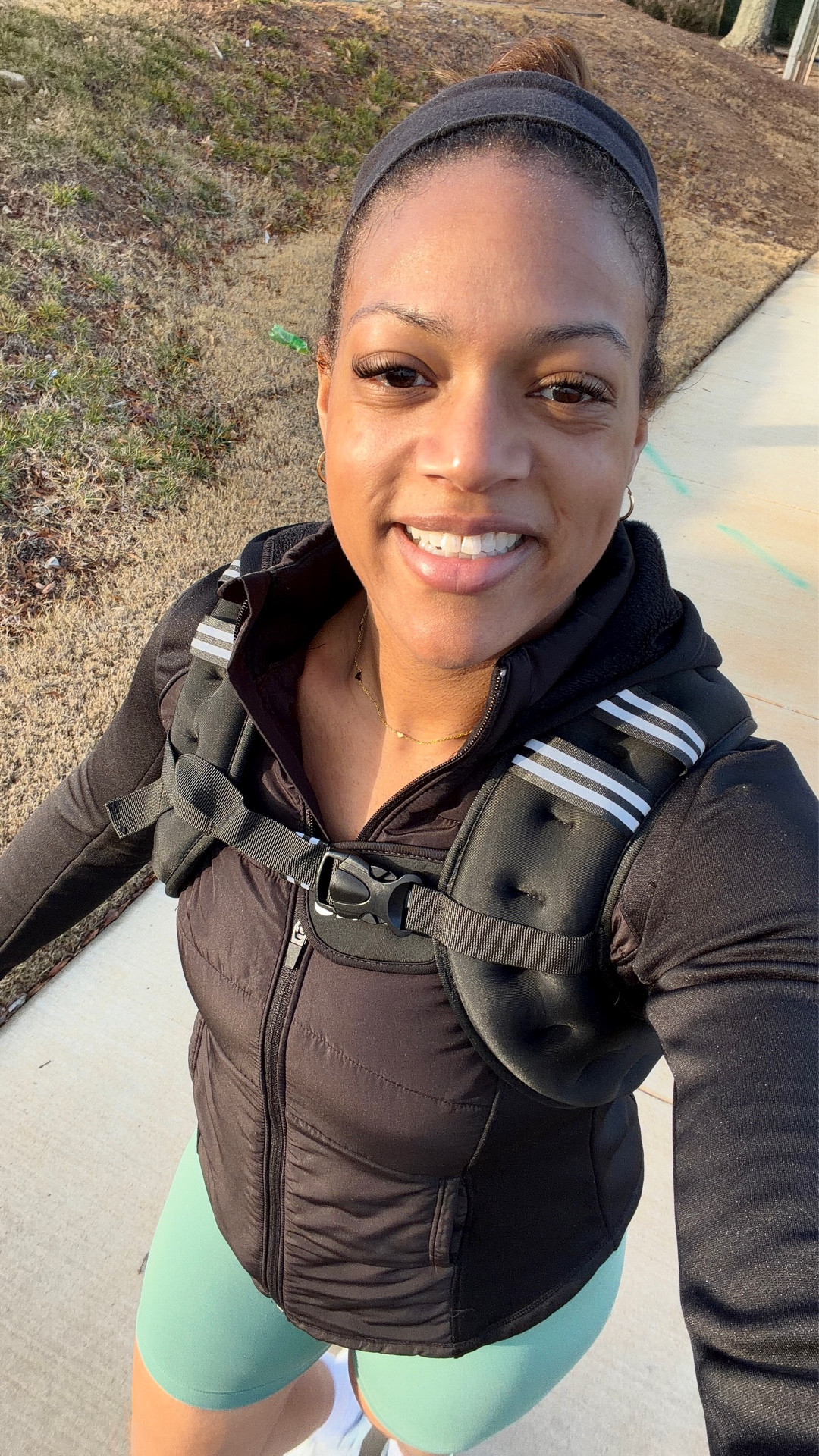 2026 goal: walk MORE! Adding this weighted vest to the mix too! 