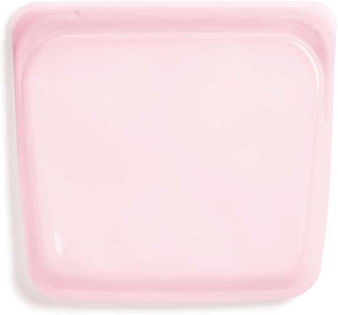 STASHER Rainbow Pink Sandwich Reusable Bag, 1 EA | Amazon (US)