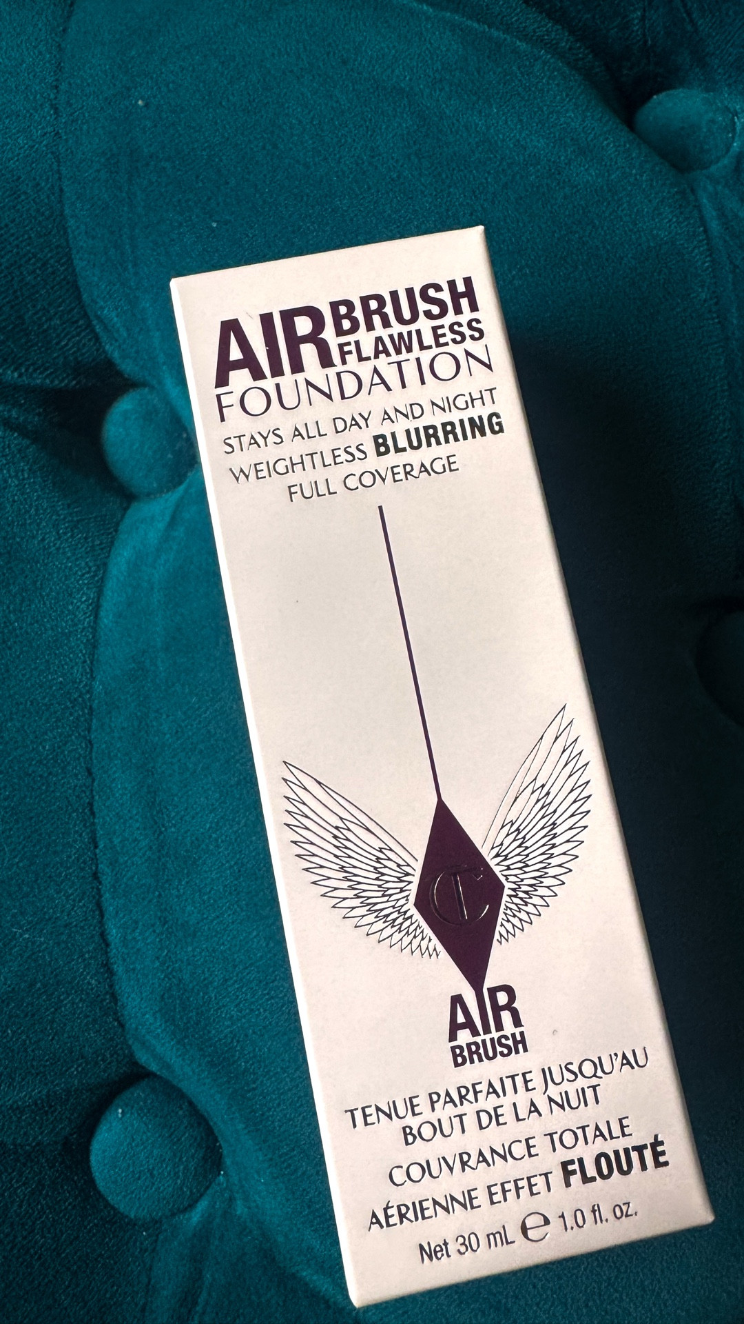 I haven’t worn foundation in over a year, but I’m excited to change that with — the Airbrush Flawless Foundation by Charlotte Tilbury. Can’t wait to see how this flawless finish feels after so long! #CharlotteTilbury #FlawlessFilter #NaturalGlow