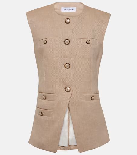 Tamara linen-blend twill vest | Mytheresa (US/CA)